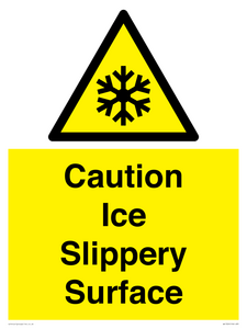 Caution Ice - Slippery Surface
